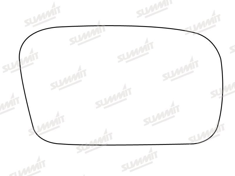 Summit Stick-On Standard Mirror Glass fits Daihatsu Move RHS - Summit Shop