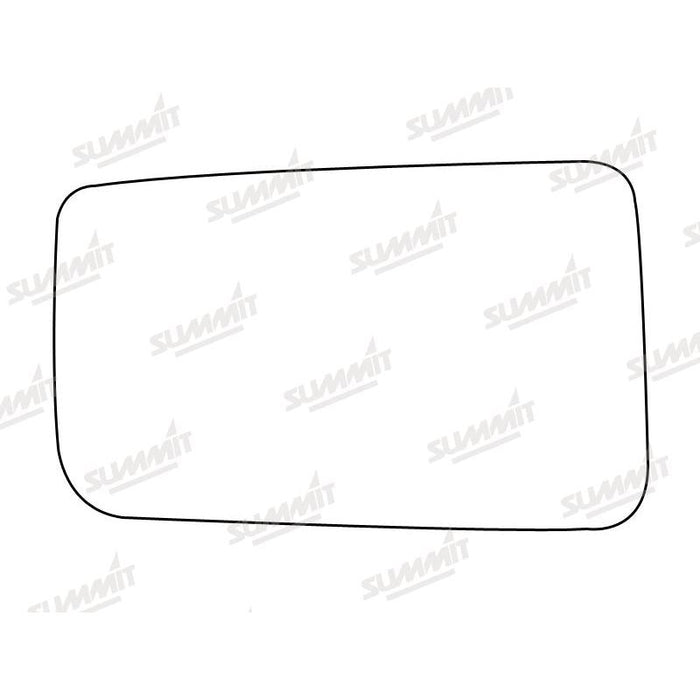 Summit Stick-On Standard Mirror Glass fits Citroen BX Peugeot 309, 405 505 LHS - Summit Shop