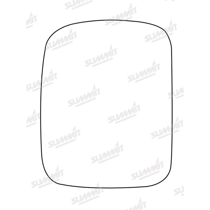 Summit Stick-On Standard Mirror Glass fits Nissan Terrano Ford Maverick RHS - Summit Shop