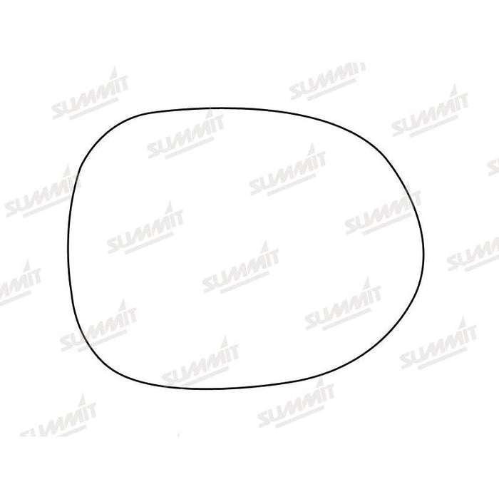 Summit Heated Base Plate With Standard Mirror Glass fits Honda Civic RHS - Summit Shop