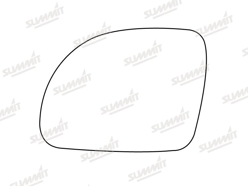 Summit Stick-On Standard Mirror Glass fits VW Beetle 99 on LHS - Summit Shop