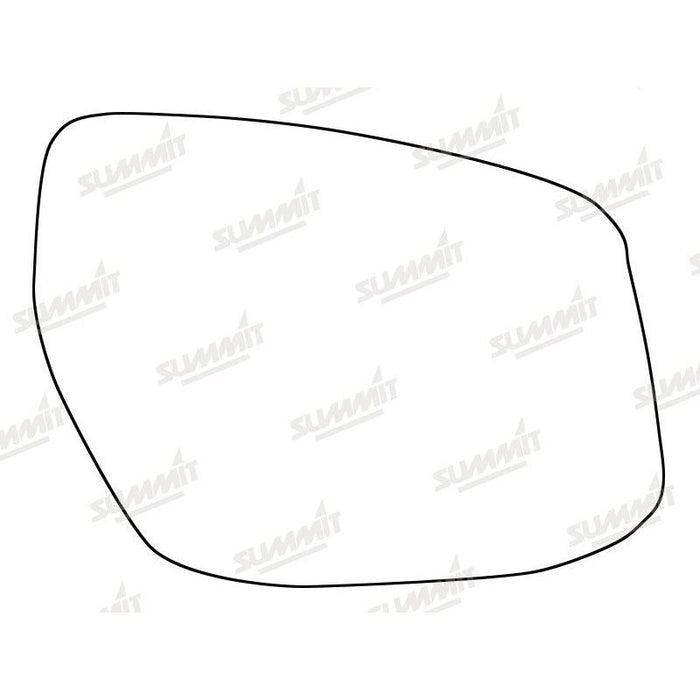 Summit Stick-On Standard Mirror Glass fits Nissan Pulsar 14 on LHS - Summit Shop