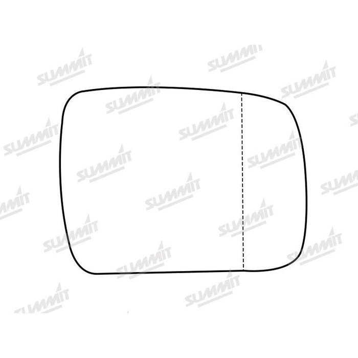 Summit Heated Base Plate With Standard Mirror Glass fits Land Rover Discovery 09 to 13 RHS - Summit Shop