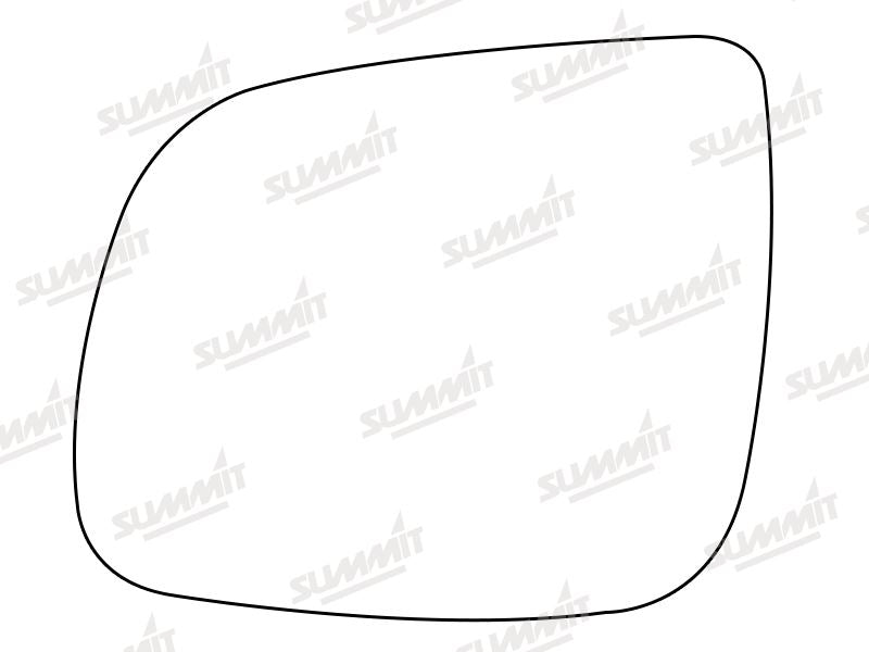 Summit Stick-On Standard Mirror Glass fits VW Touran, Audi Q5 & Q7 LHS - Summit Shop