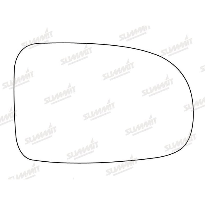 Summit Non-Heated Base Plate With Standard Mirror Glass fits Vauxhall Corsa / Corsa C 00 to 05 RHS - Summit Shop