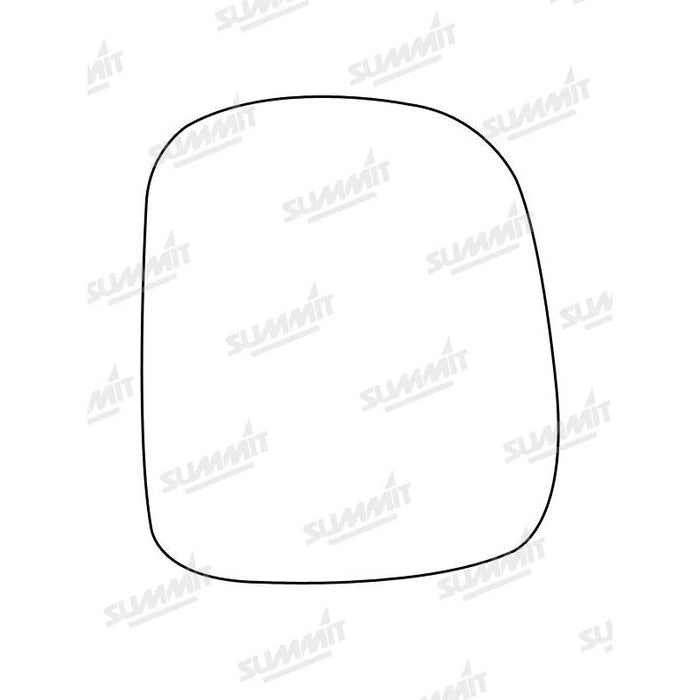 Summit Stick-On Standard Mirror Glass fits Nissan Serena LHS - Summit Shop