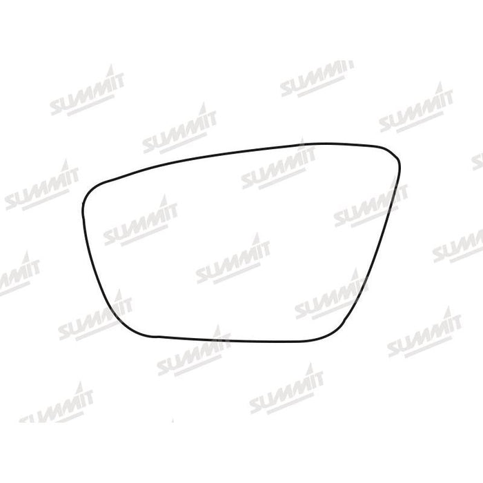 Summit Stick-On Standard Mirror Glass fits Ford KA+ 16 on LHS - Summit Shop