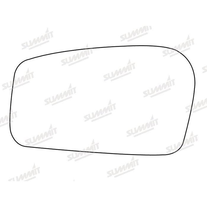 Summit Stick-On Standard Mirror Glass fits Peugeot 806 95 to 02 LHS - Summit Shop