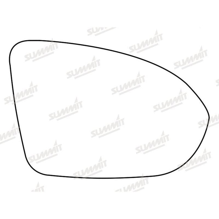 Summit Stick-On Standard Mirror Glass fits Vauxhall Astra K 16 to 17 RHS - Summit Shop