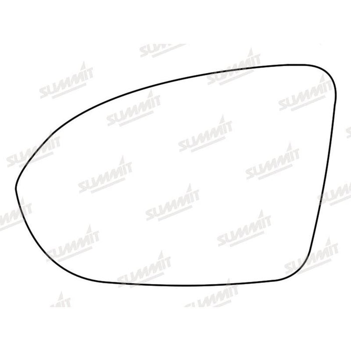 Summit Stick-On Standard Mirror Glass fits Vauxhall Astra K 16 to 17 LHS - Summit Shop