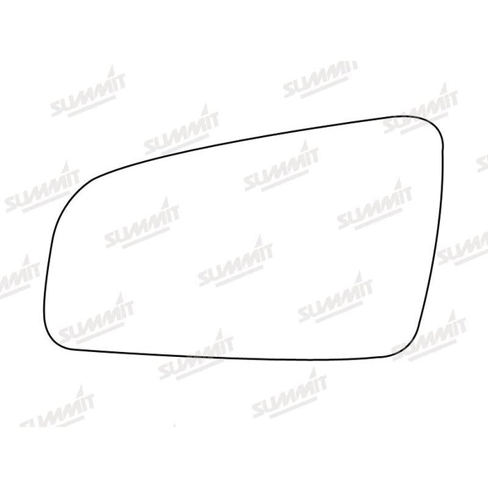 Summit Heated Base Plate With Standard Mirror Glass fits Vauxhall Zafira 05 on LHS - Summit Shop