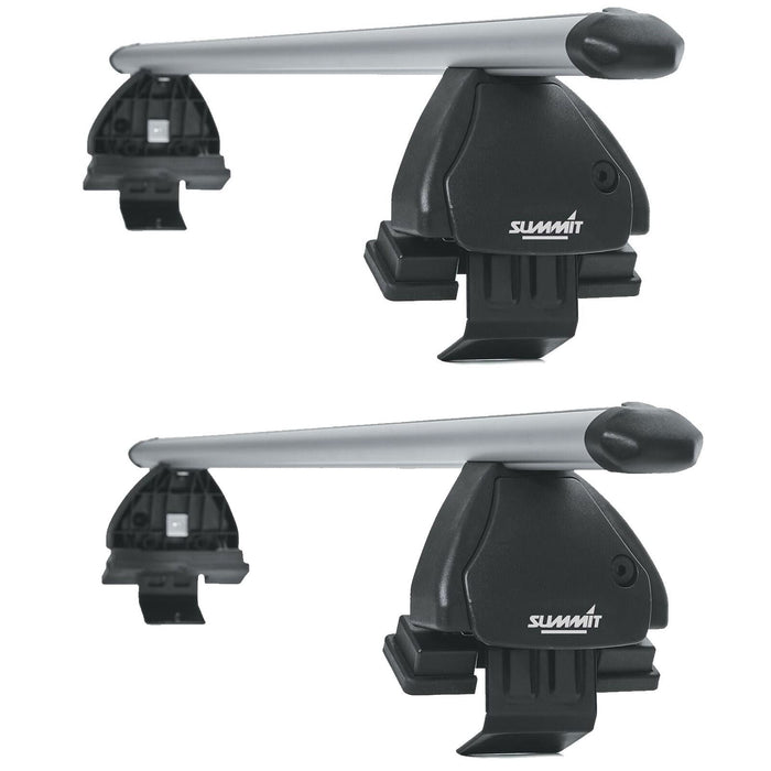 Summit SUP-A050 Premium Aluminium Multi-Fit Roof Bars, Lockable, Set of 2 - Summit Shop