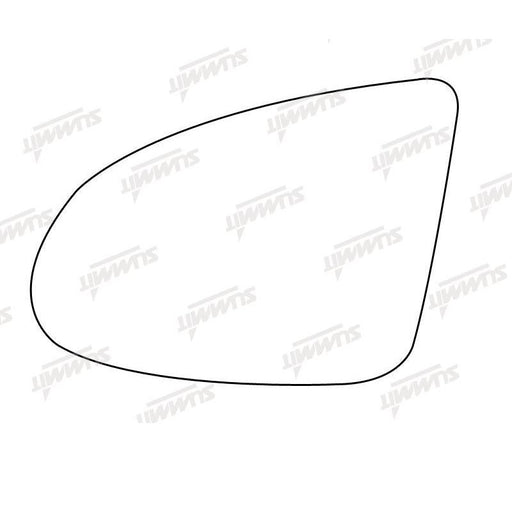Summit Stick-On Standard Mirror Glass fits Audi A2 LHS - Summit Shop