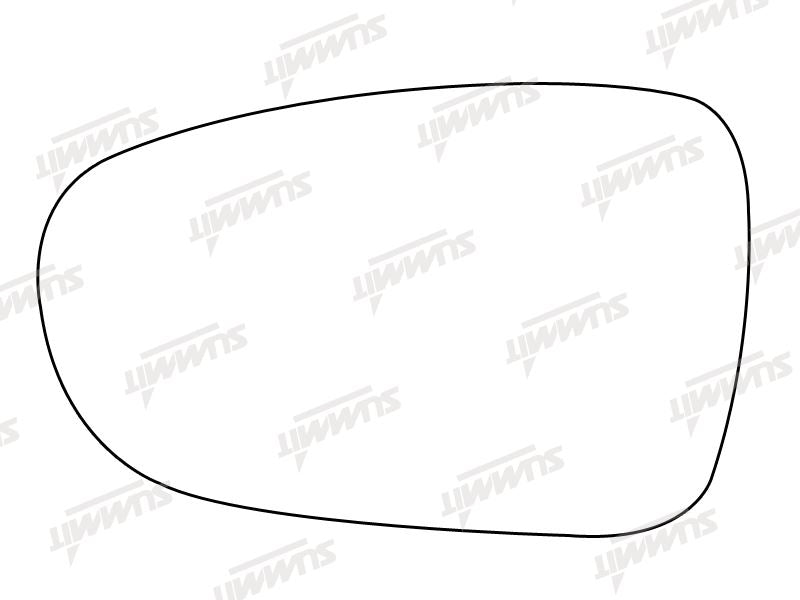 Summit Stick-On Standard Mirror Glass fits Ford Galaxy LHS - Summit Shop