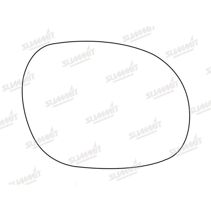 Summit Stick-On Standard Mirror Glass fits Kia Sedona 99 on RHS - Summit Shop
