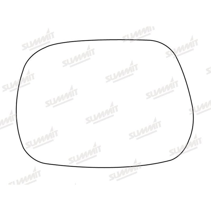 Summit Stick-On Standard Mirror Glass fits Toyota Rav 4 00 to 06 LHS - Summit Shop
