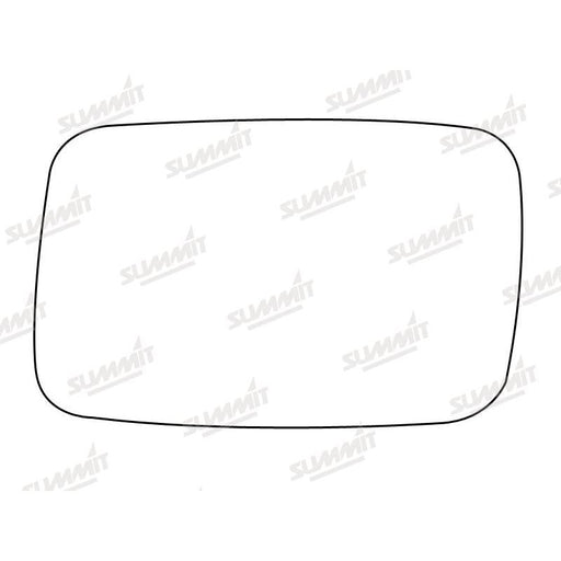 Summit Stick-On Standard Mirror Glass fits Ford Granada Scorpio 85 to 92 LHS - Summit Shop