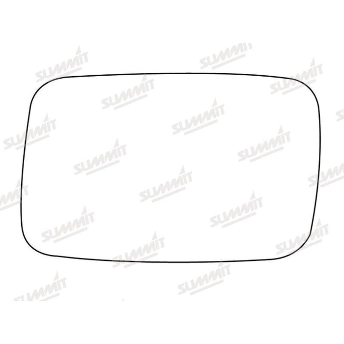 Summit Stick-On Standard Mirror Glass fits Ford Granada Scorpio 85 to 92 LHS - Summit Shop