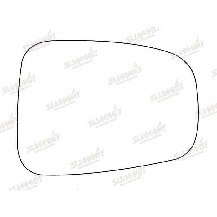 Summit Stick-On Standard Mirror Glass fits Citroen C8, Fiat Ulysee, Lancia Phedra Peugeot 807 RHS - Summit Shop