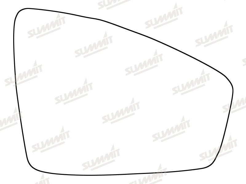 Summit Heated Base Plate With Standard Mirror Glass fits VW Tiguan 16 on RHS - Summit Shop