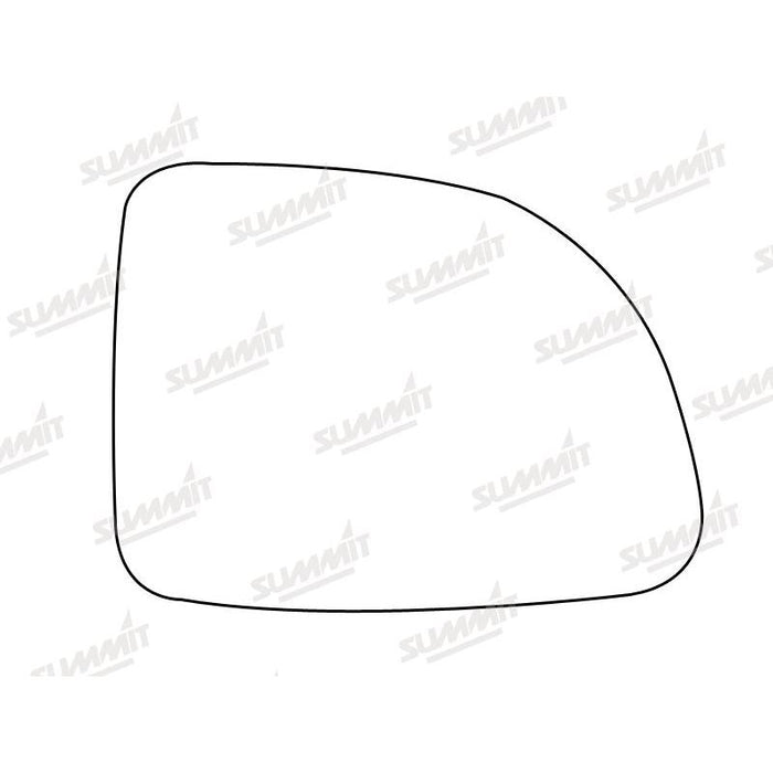 Summit Stick-On Standard Mirror Glass fits Renault Clio RHS - Summit Shop