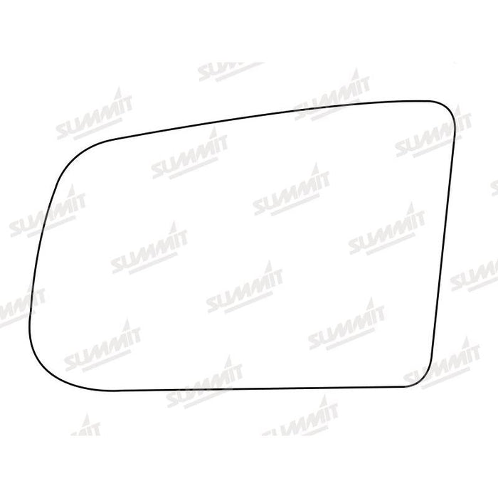 Summit Stick-On Standard Mirror Glass fits Mazda 121 LHS - Summit Shop