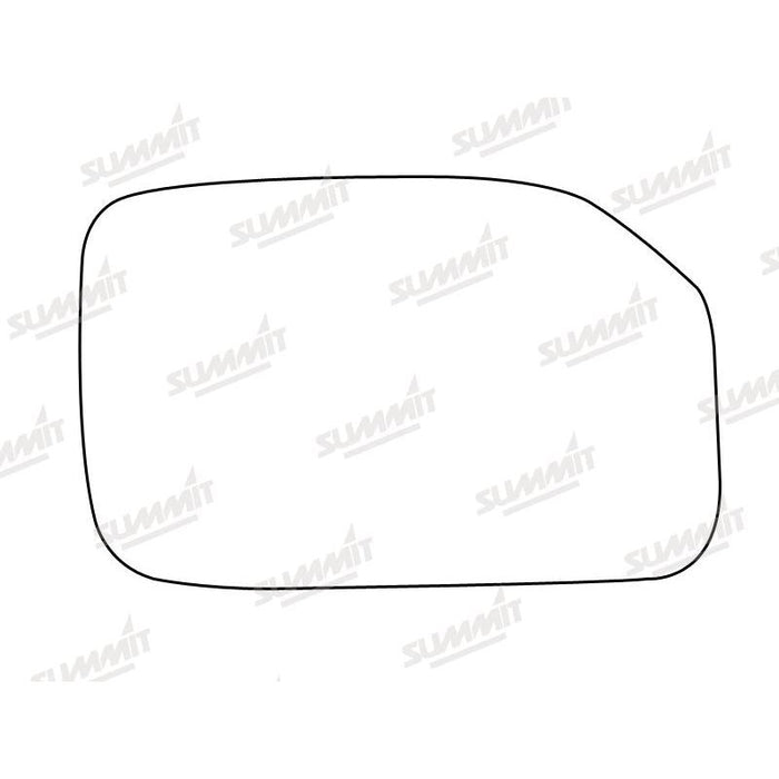 Summit Heated Base Plate With Standard Mirror Glass fits Peugeot 106 91 to 03 LHS - Summit Shop
