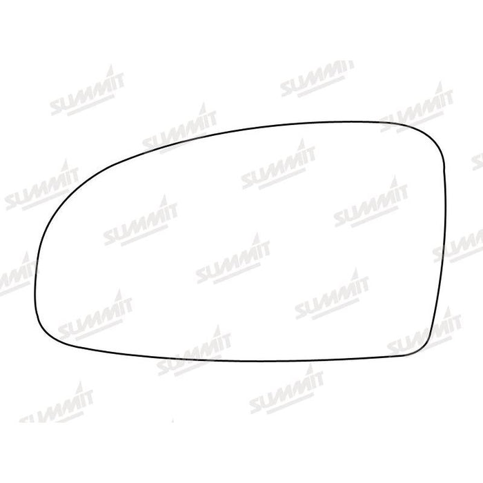 Summit Stick-On Standard Mirror Glass fits Daewoo Kalos 02 on LHS - Summit Shop