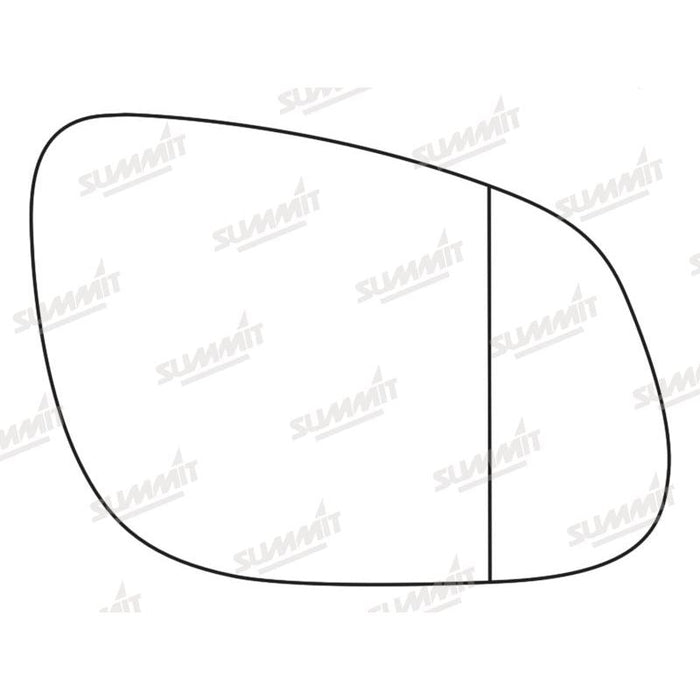 Summit Stick-On Aspheric Mirror Glass fits Kia Rio RHS - Summit Shop