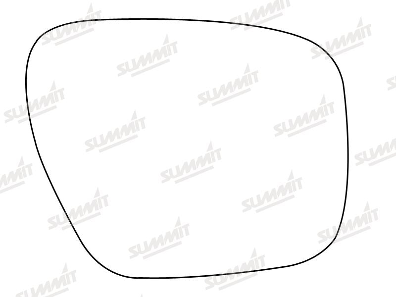 Summit Stick-On Standard Mirror Glass fits Mazda 5 05 on RHS - Summit Shop
