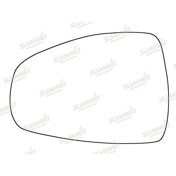 Summit Stick-On Standard Mirror Glass fits Audi A1 10 on LHS - Summit Shop