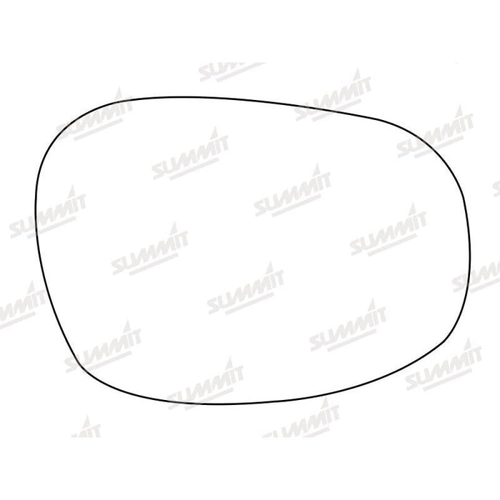 Summit Heated Base Plate With Blind Spot Mirror Glass fits BMW 3 Series 09 LHS - Summit Shop