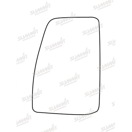 Summit Stick-On Commercial Mirror Glass fits Ford Transit Custom 12 to 17 LHS - Summit Shop