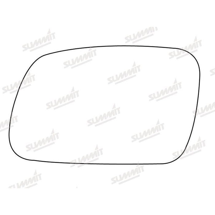 Summit Stick-On Standard Mirror Glass fits Peugeot 307 LHS - Summit Shop