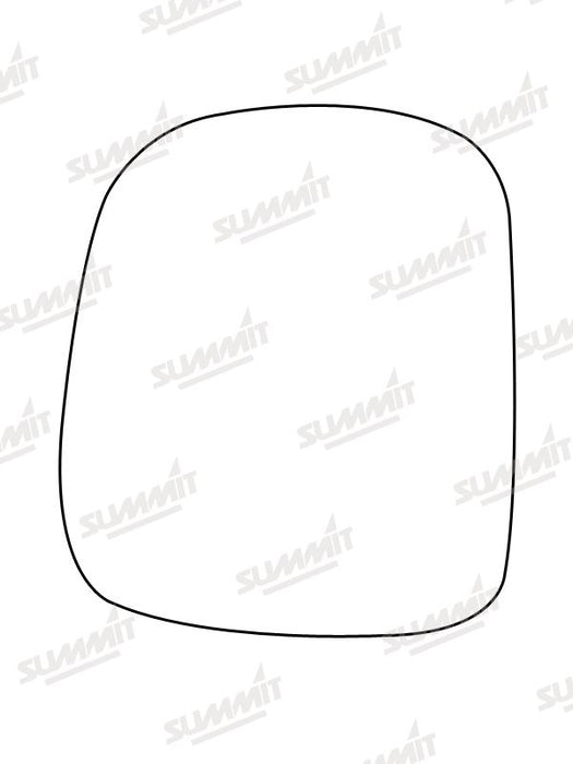 Summit Stick-On Standard Mirror Glass fits Nissan Serena RHS - Summit Shop