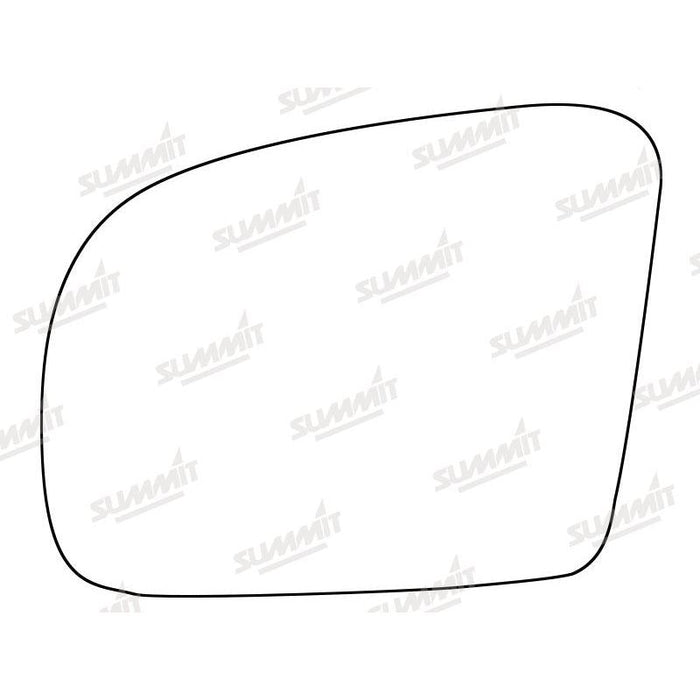 Summit Stick-On Standard Mirror Glass fits Mercedes M Class 08 to 15 LHS - Summit Shop