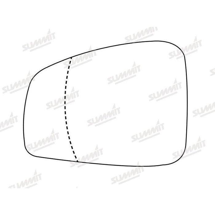 Summit Heated Base Plate With Standard Mirror Glass fits Renault Fluence 07 on LHS - Summit Shop