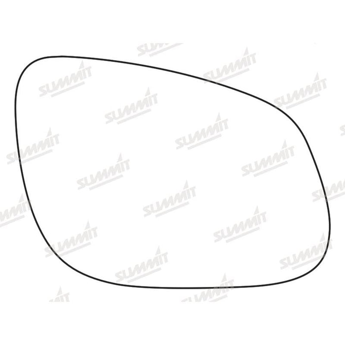 Summit Stick-On Standard Mirror Glass fits Kia Rio RHS - Summit Shop