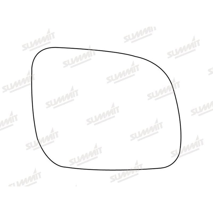 Summit Stick-On Aspheric Mirror Glass fits VW Lupo 99 to 00 RHS - Summit Shop