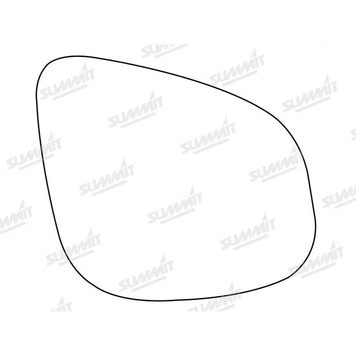 Summit Stick-On Aspheric Mirror Glass fits Renault Kangoo 12 on RHS - Summit Shop
