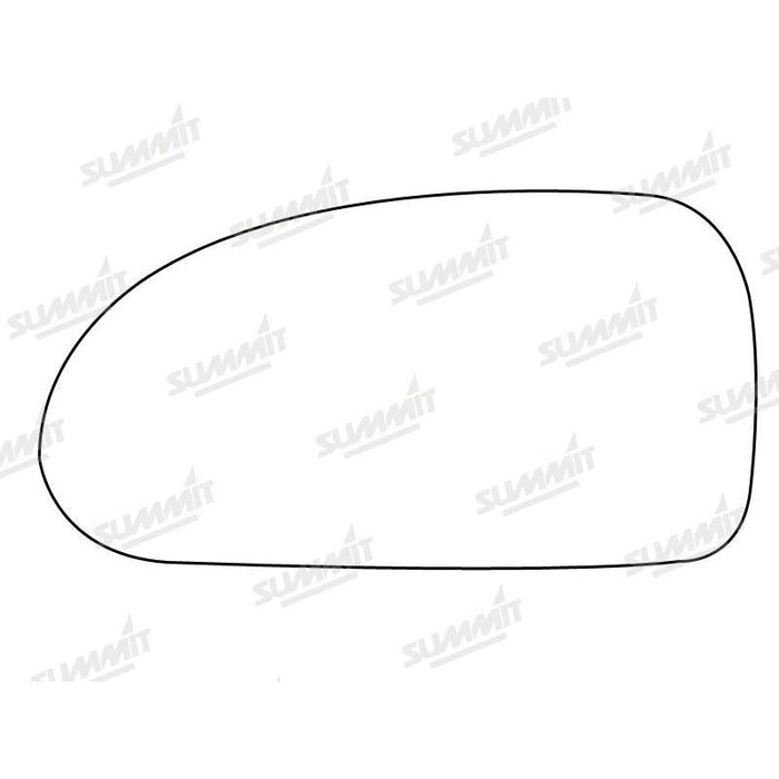 Summit Stick-On Standard Mirror Glass fits Hyundai Coupe LHS - Summit Shop