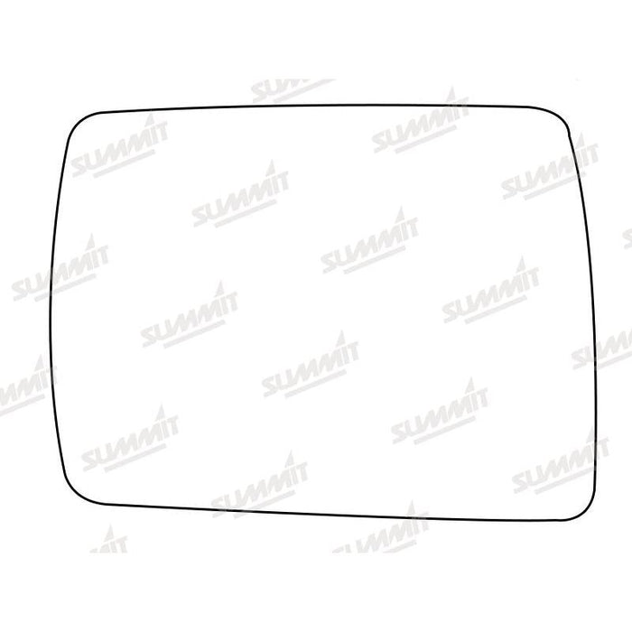 Summit Stick-On Standard Mirror Glass fits Daihatsu Fourtrak LHS - Summit Shop