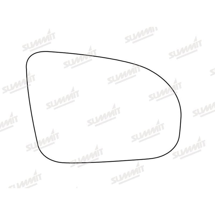 Summit Stick-On Standard Mirror Glass fits Vauxhall Corsa 93 to 00 RHS - Summit Shop