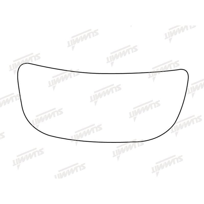 Summit Stick-On Commercial Lower Blind-Spot Mirror Glass fits Renault Traffic, Nissan Primastar, Vauxhall Vivaro RHS - Summit Shop