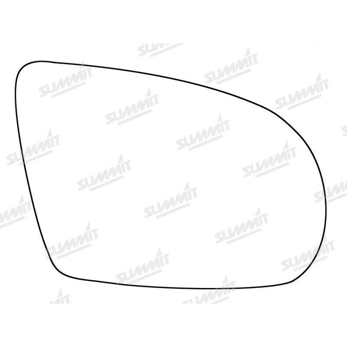 Summit Stick-On Standard Mirror Glass fits Audi A8 11 to 14 RHS - Summit Shop