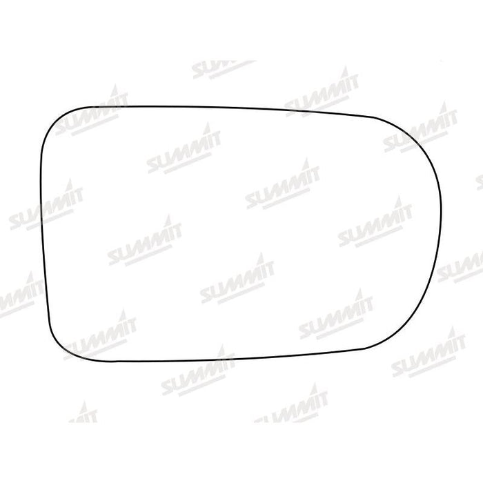 Summit Stick-On Standard Mirror Glass fits Daihatsu Charade LHS - Summit Shop