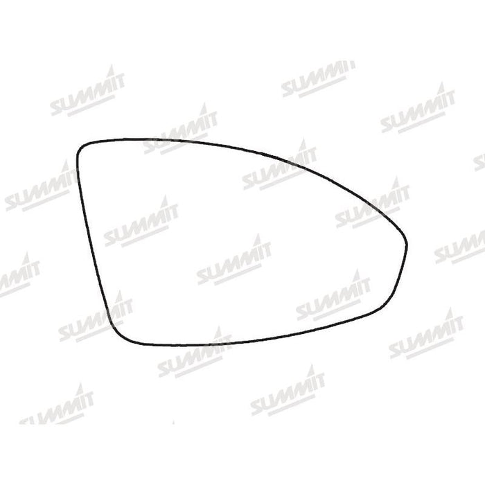 Summit Stick-On Standard Mirror Glass fits Chevrolet Cruze 09 on RHS - Summit Shop
