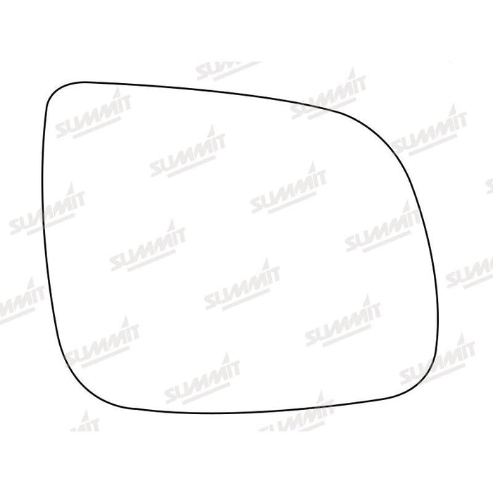 Summit Stick-On Standard Mirror Glass fits VW Touran, Audi Q5 & Q7 RHS - Summit Shop