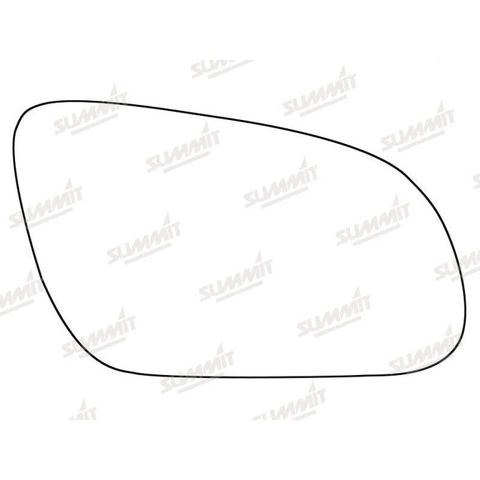 Summit Stick-On Standard Mirror Glass fits Audi A8 02 to 08 RHS - Summit Shop