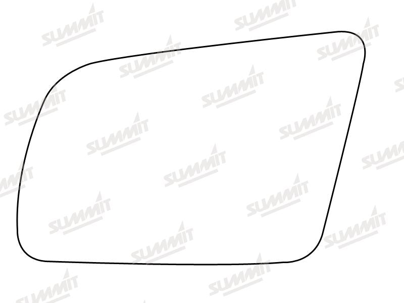 Summit Stick-On Anti Dazzle Mirror Glass fits Vauxhall Cavalier LHS - Summit Shop